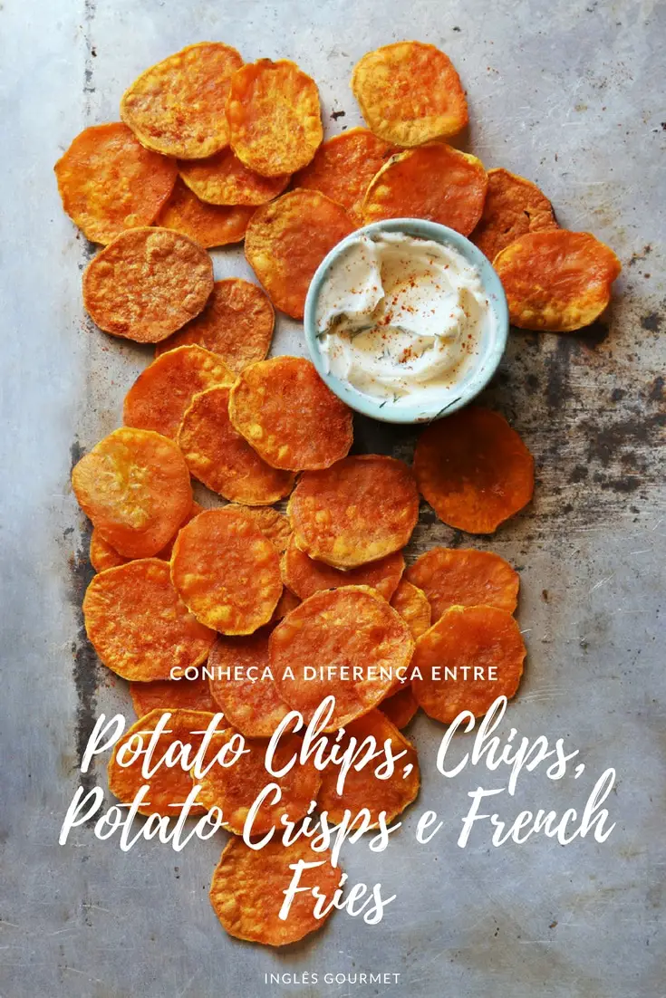 A diferença entre Potato Chips, Chips, Potato Crisps e French Fries | Inglês Gourmet