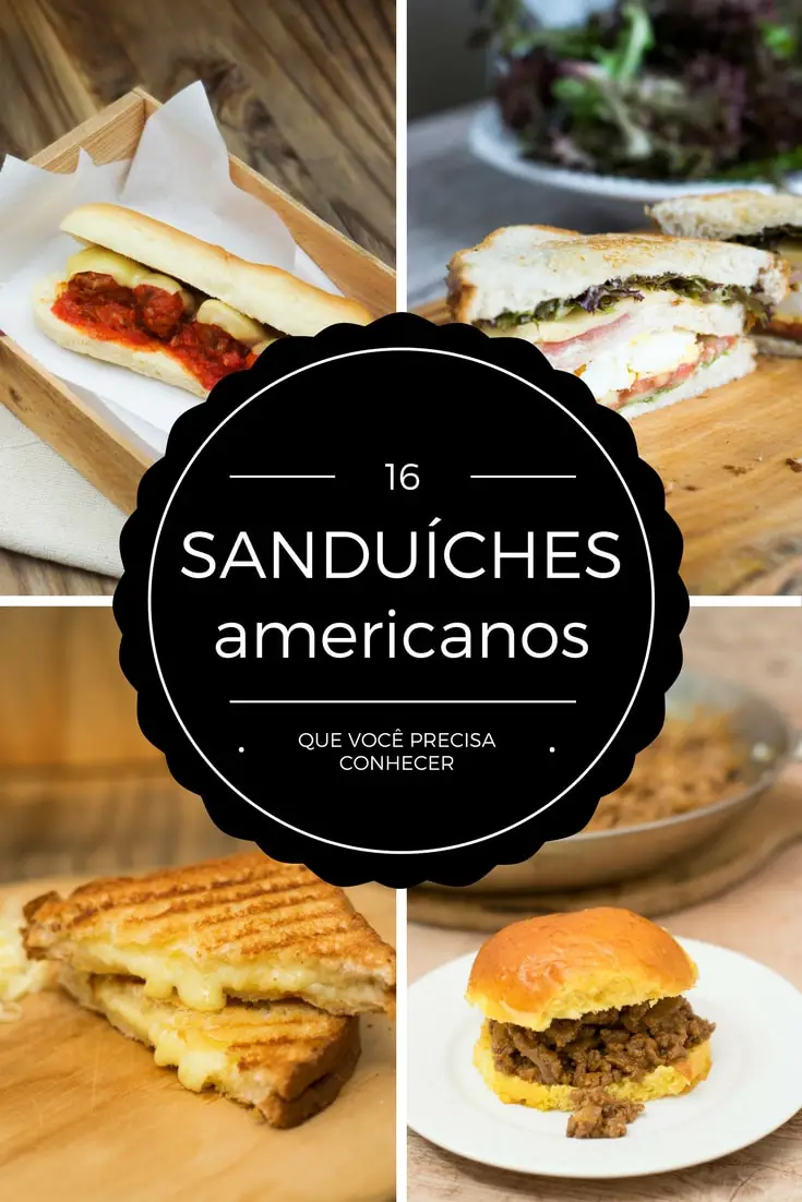 16 sanduíches americanos que você precisa conhecer | Inglês Gourmet