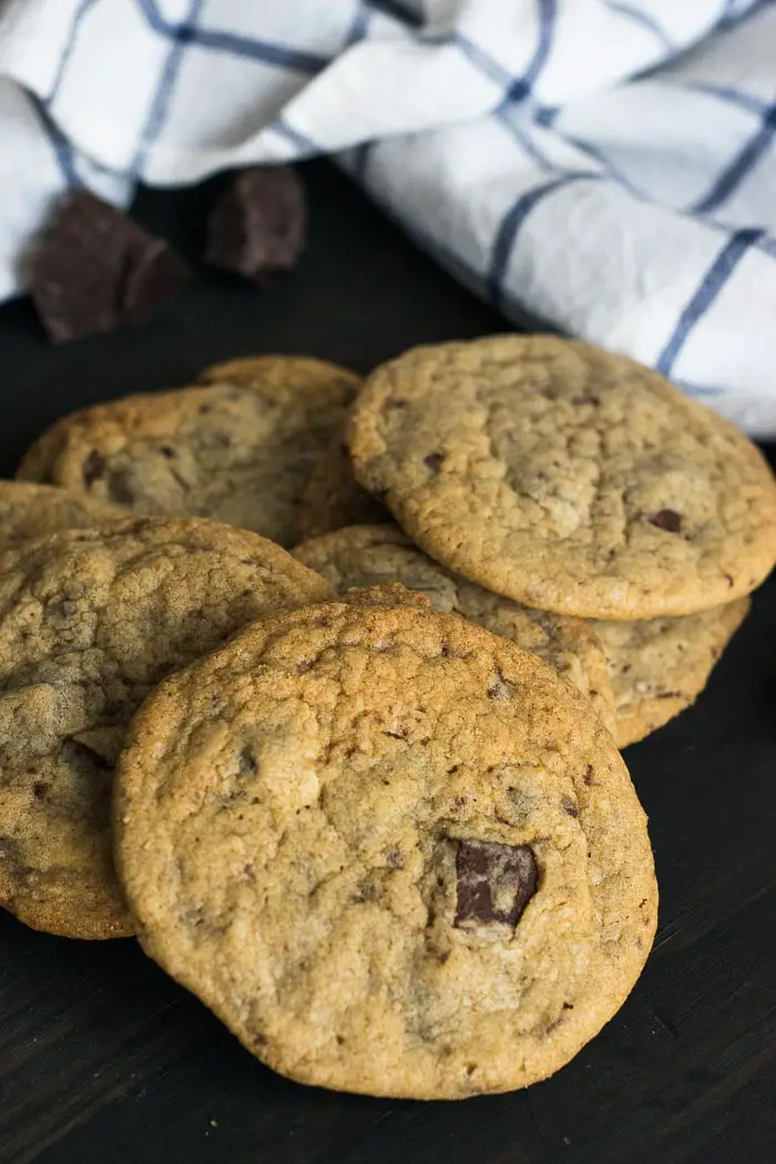 Receita de Cookies com pedaços de chocolate {Chocolate Chunk Cookies} | Inglês Gourmet